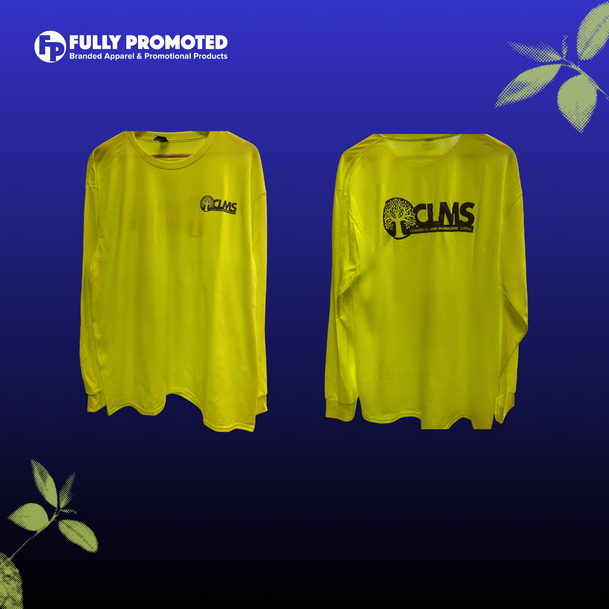 Safety Green Long Sleeve Tee