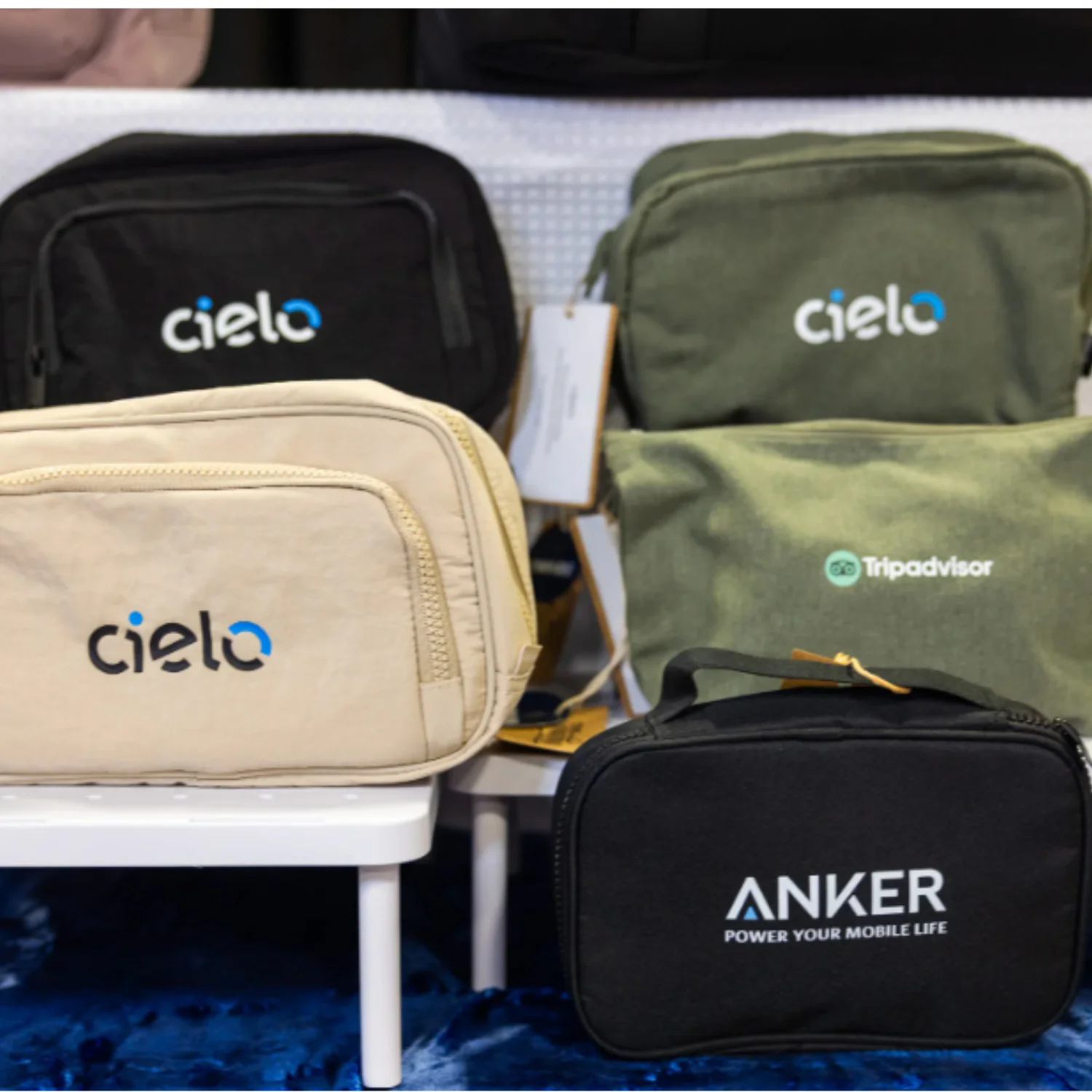 Custom Branded Bags for Cielo, Tripadvisor & Anker