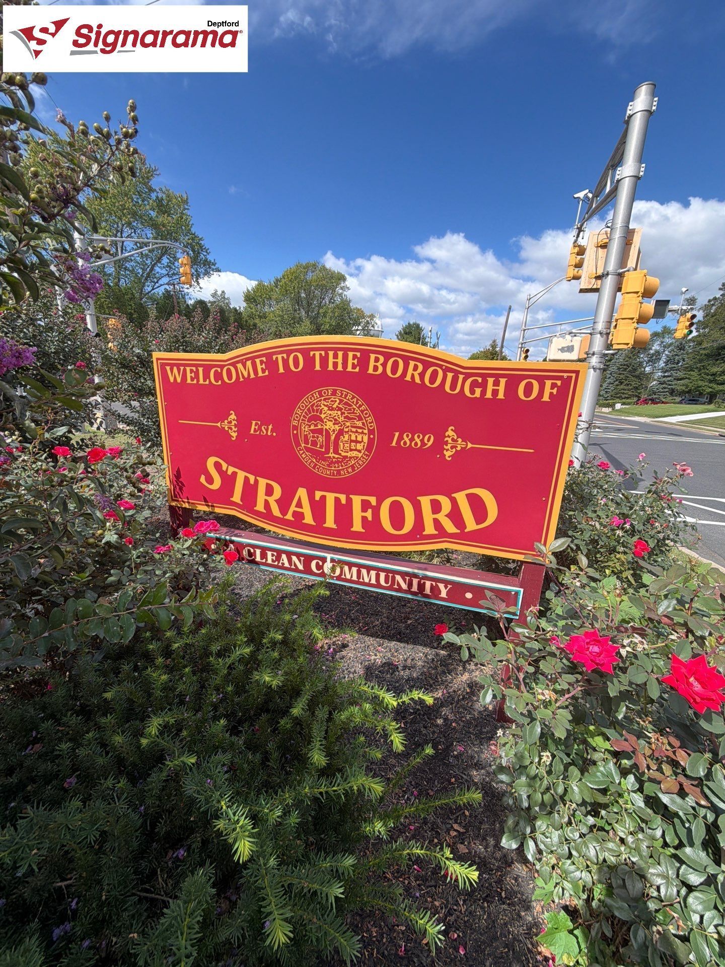 Fresh new sign graphics in Stratford