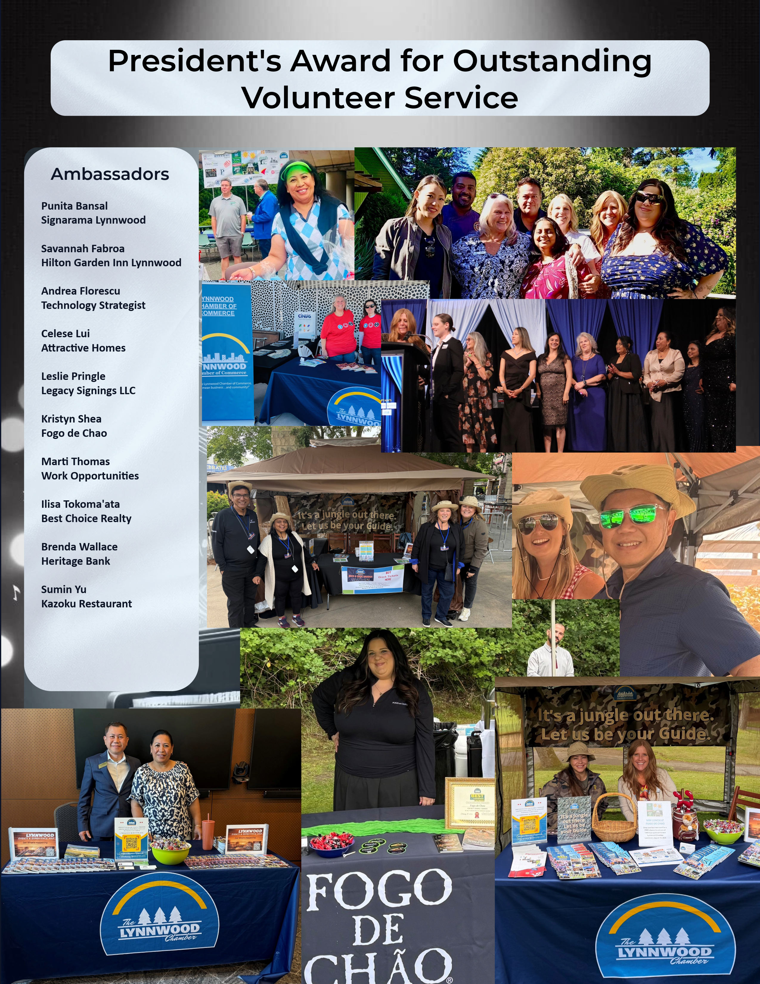 A Great Evening Celebrating Leadership and Community at Lynnwood Event Center, Lynnwood WA