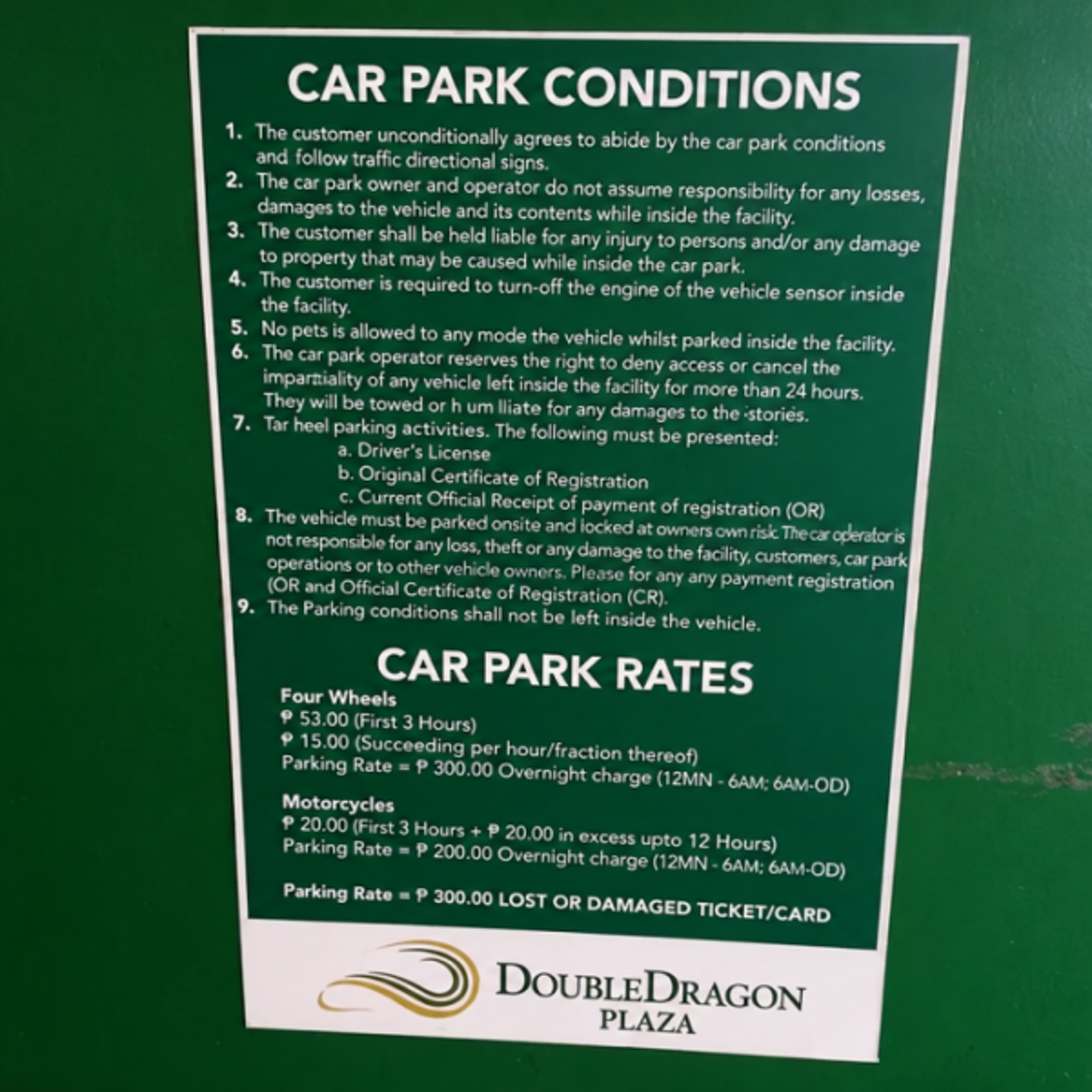 Informational Signs