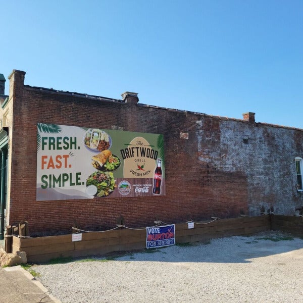 Driftwood Grill - Flat Exterior Building Sign