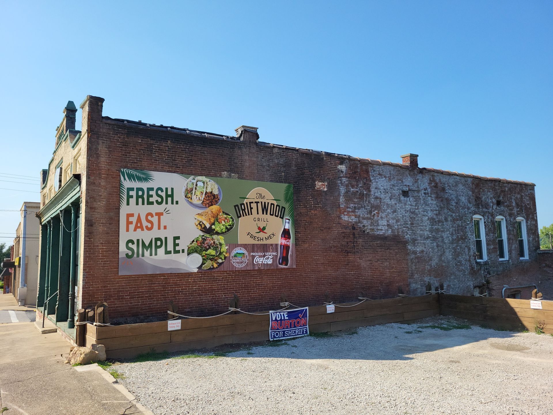 Driftwood Grill - Flat Exterior Building Sign