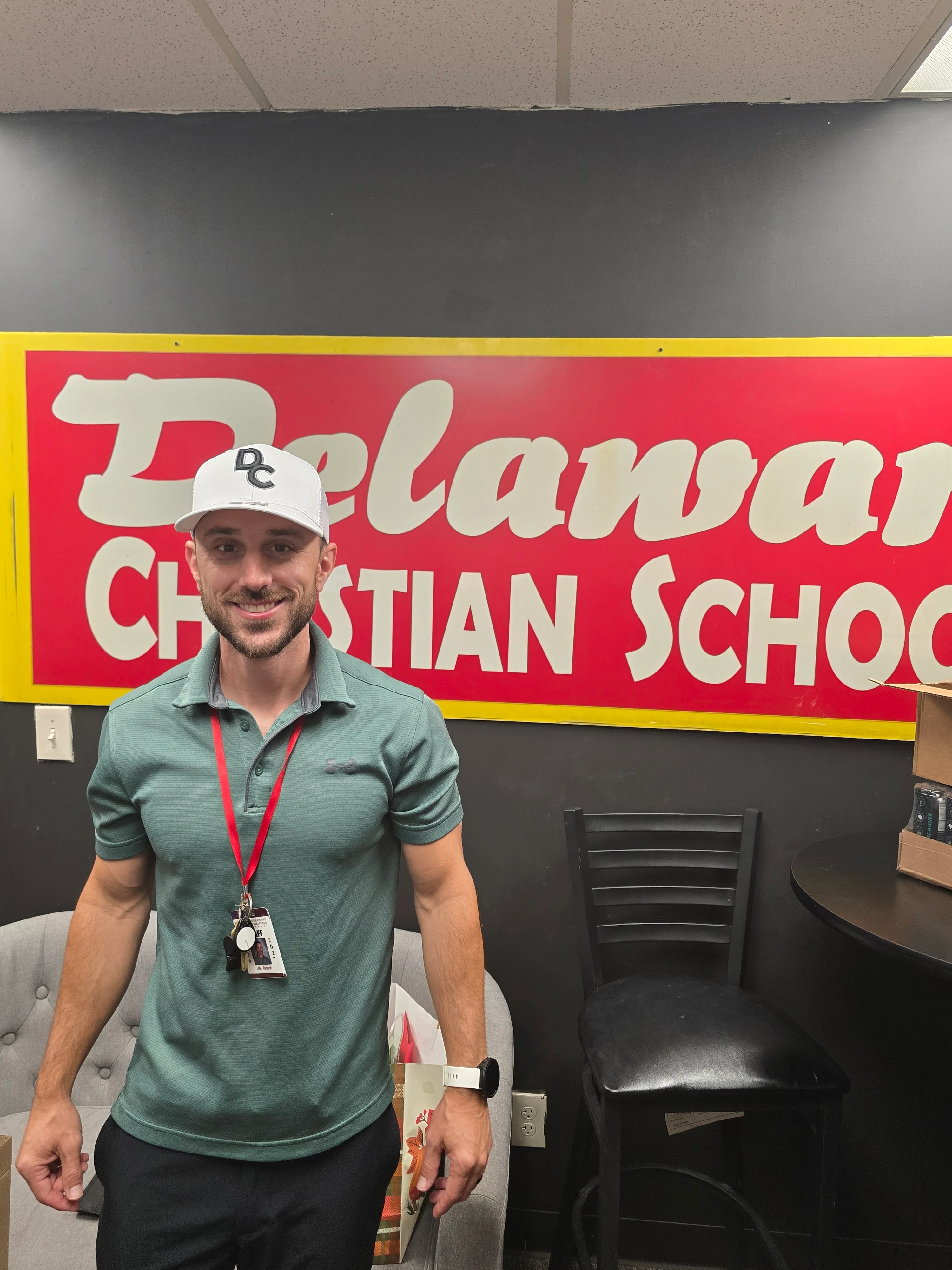3D Embroidered Golf Hats for Delaware Christian School's First Annual Golf Outing