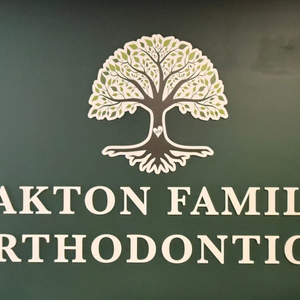 Custom Thick Acrylic Lobby Sign for Oakton Family Orthodontics in Oakton, VA