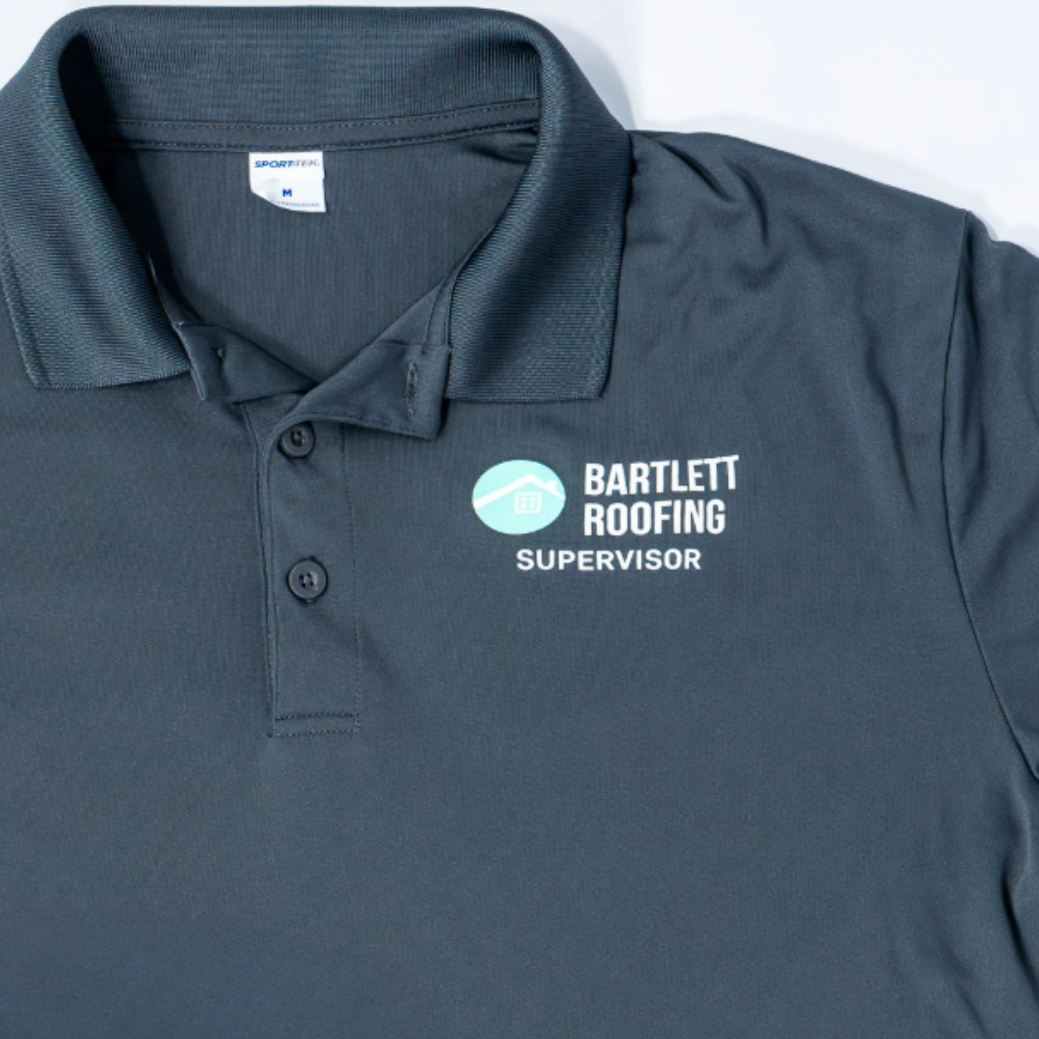 Custom Embroidered Polos for Bartlett Roofing