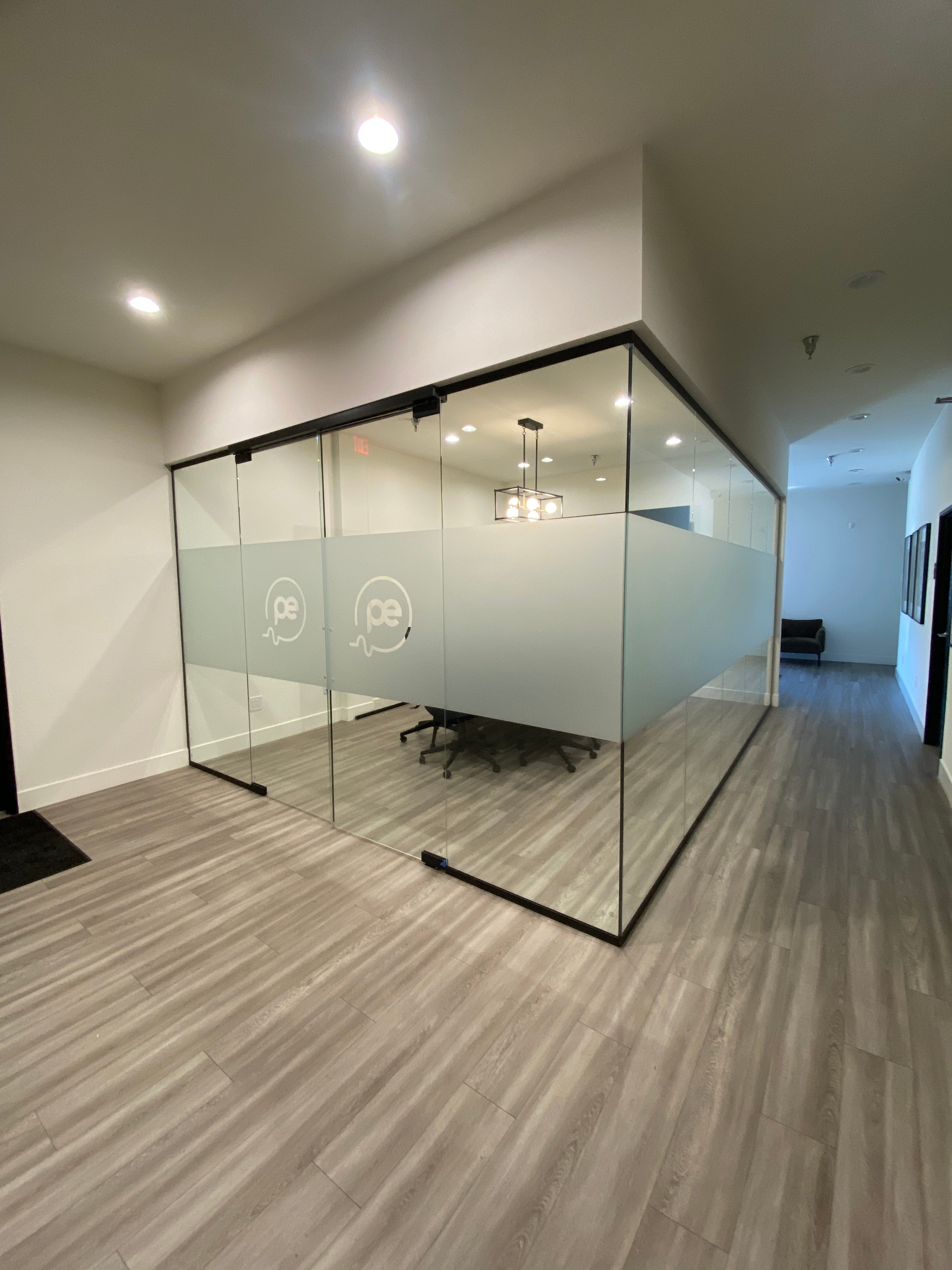 Custom Frosted Window Vinyl for Pacific Electric Switchgear in Corona, CA