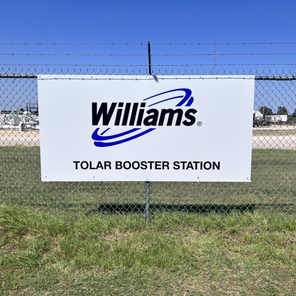 Utility & Infrastructure Facility Signs for Texas Energy Sites