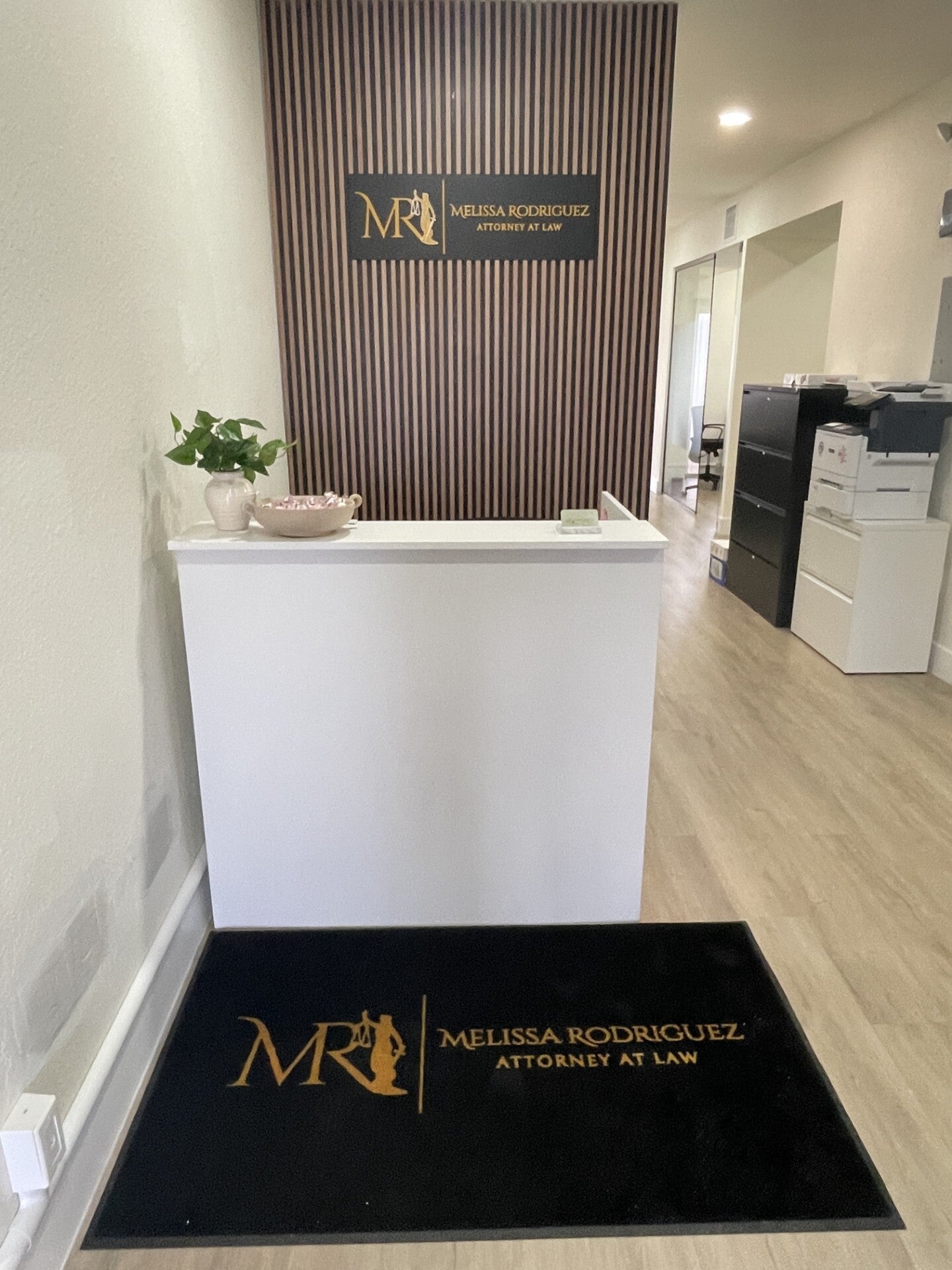 Custom Wall Signage & Branded Logo Floor Mats for Law Offices