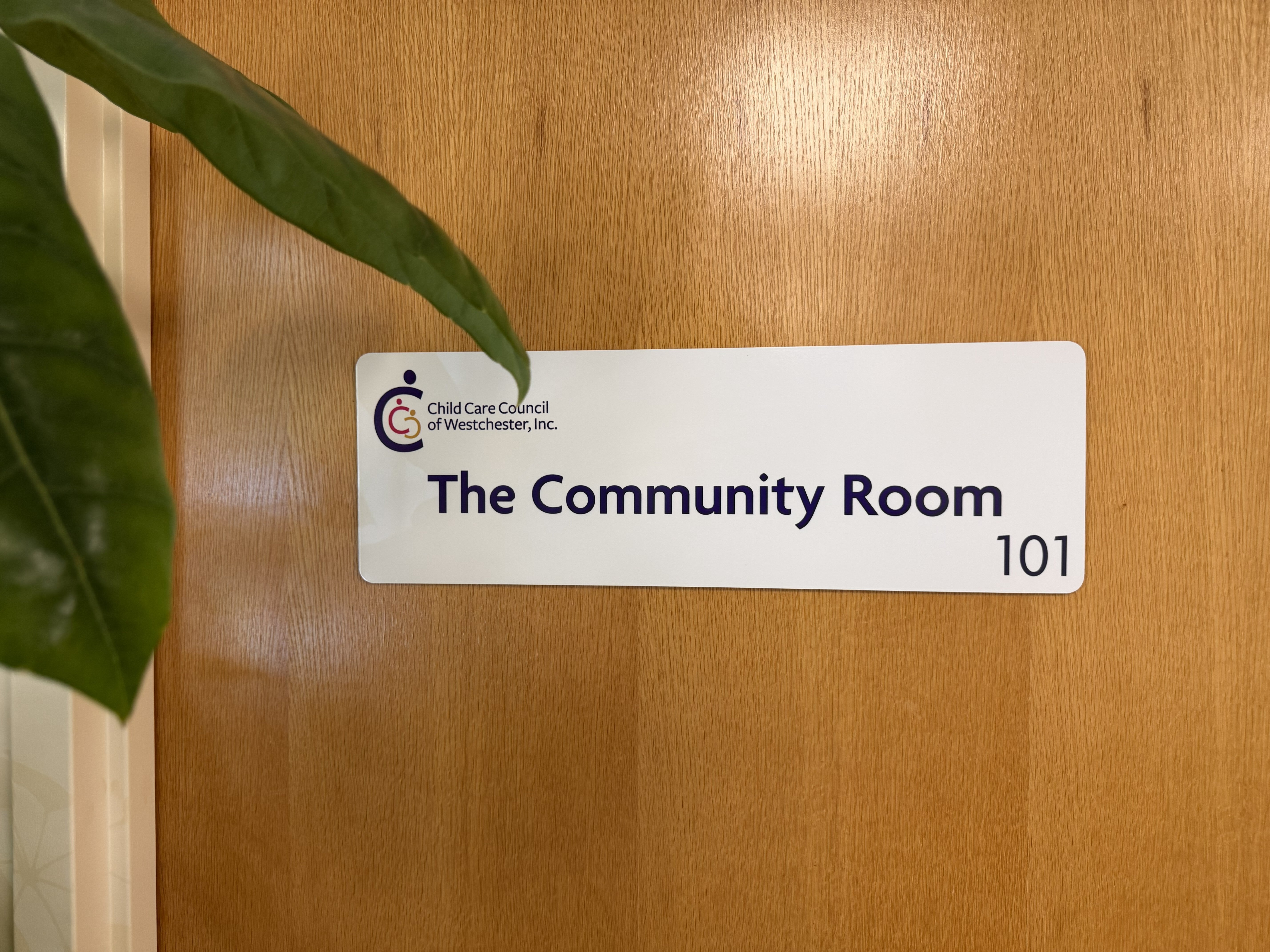 Office Dimensional Letters & Door Signs for Child Care Council in Tarrytown, NY