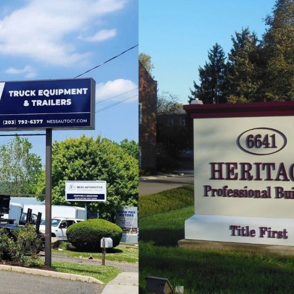 Pylon Signs vs. Monument Signs for Millwood Businesses Set Back From the Road