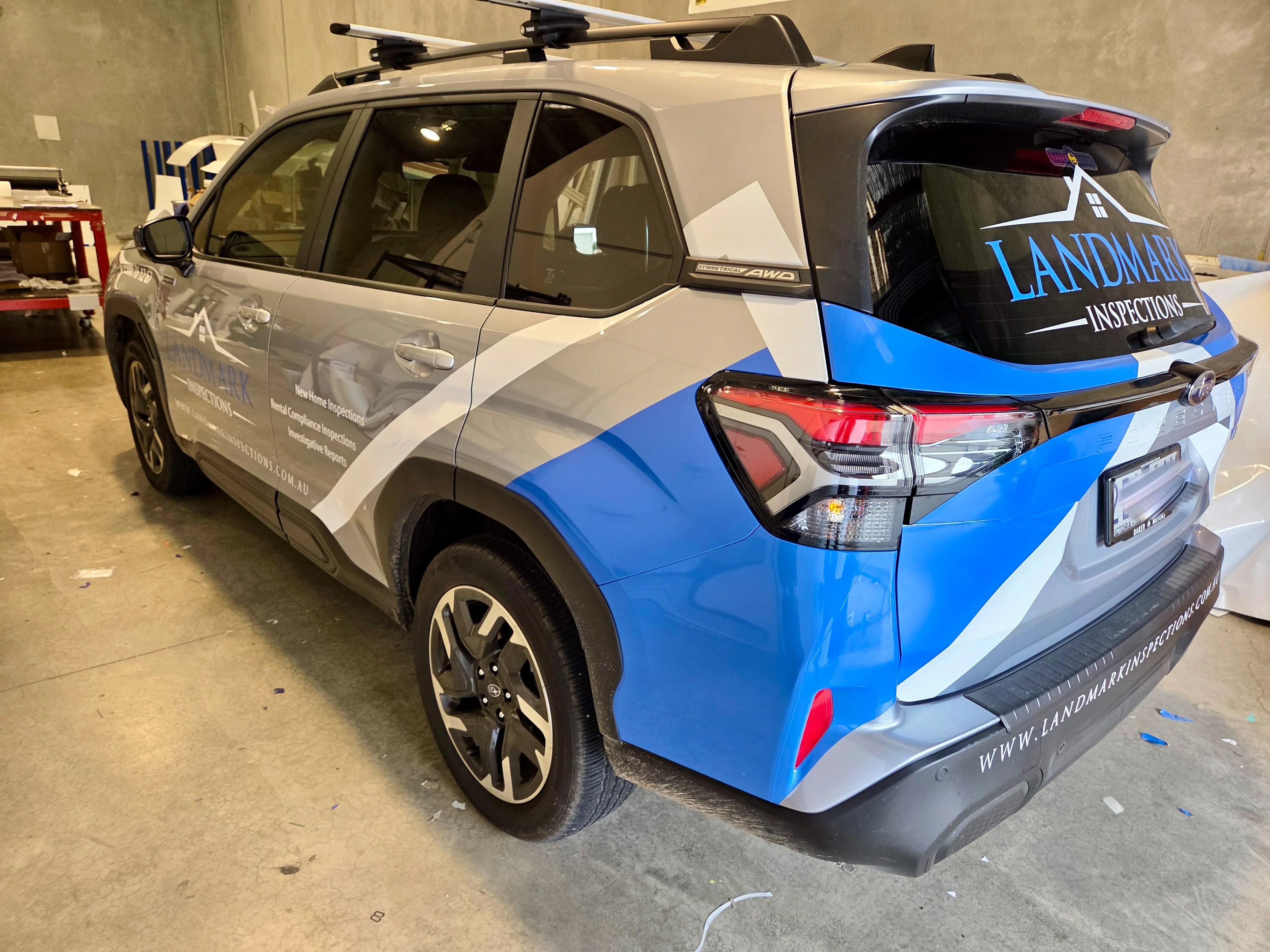 Vehicle Signage - Landmark Inspections - Melbourne VIC.