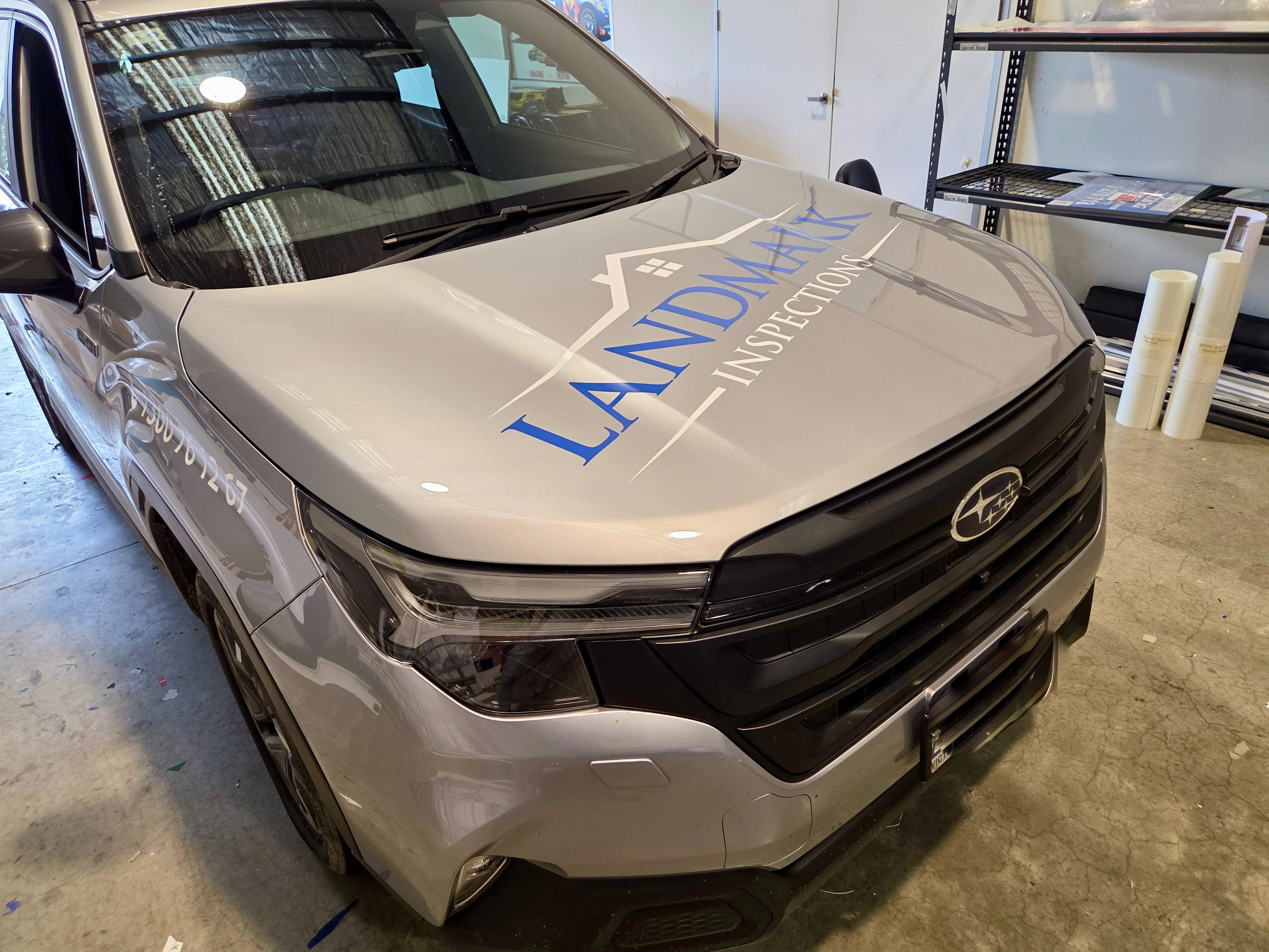 Vehicle Signage - Landmark Inspections - Melbourne VIC.