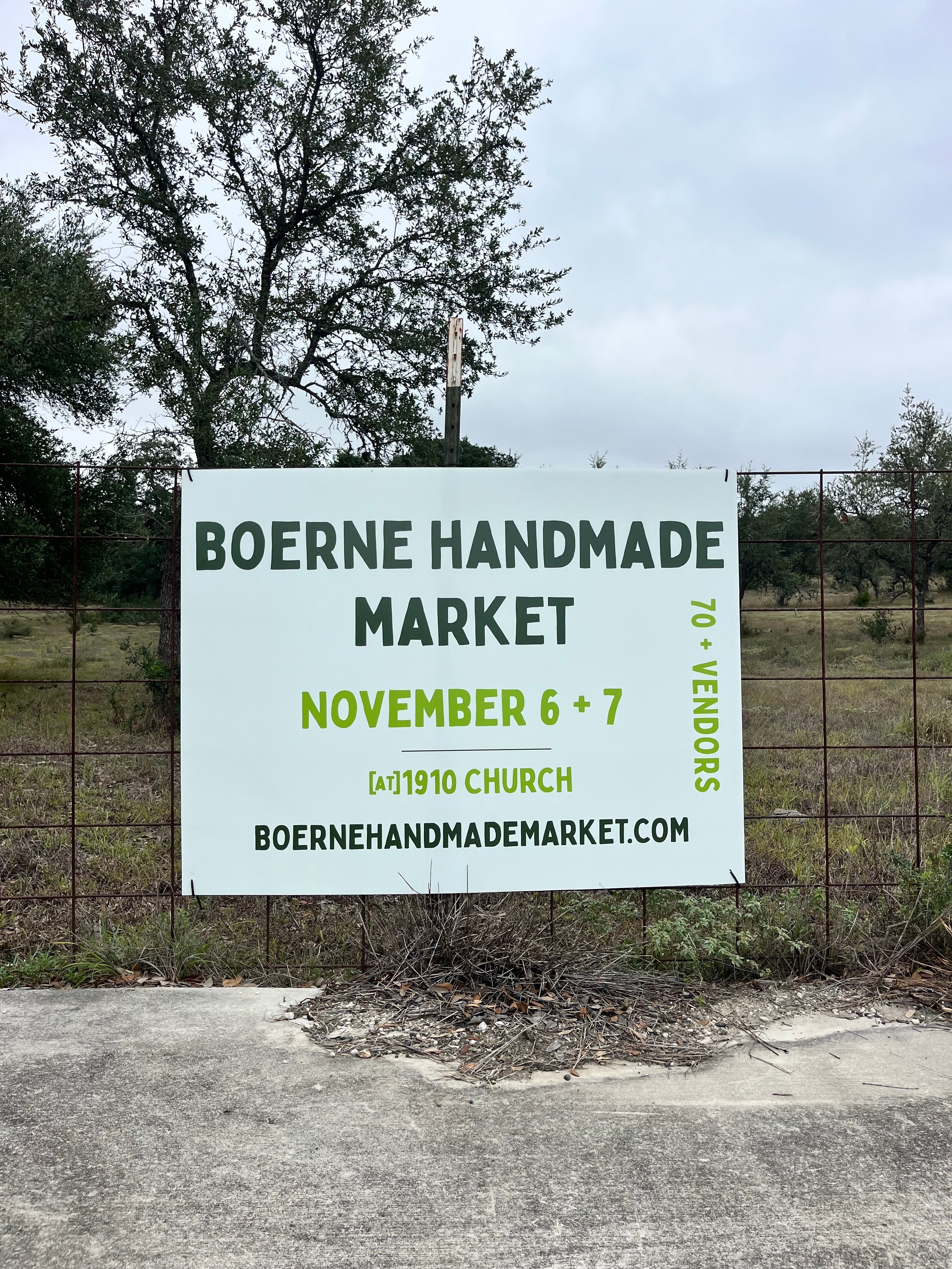 Helping the Boerne Handmade Market Get Event-Ready!