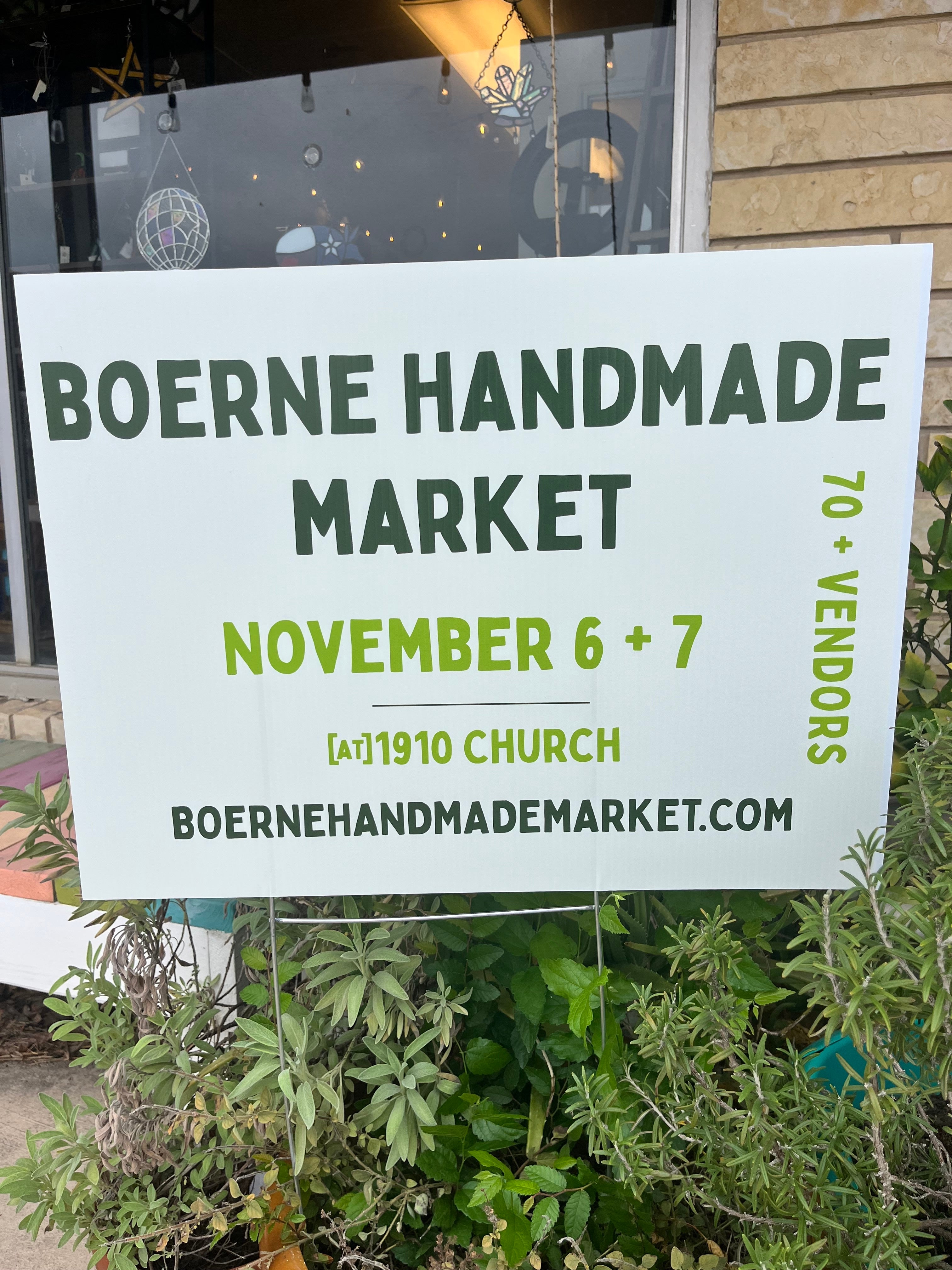 Custom Signs for the Boerne Handmade Market!