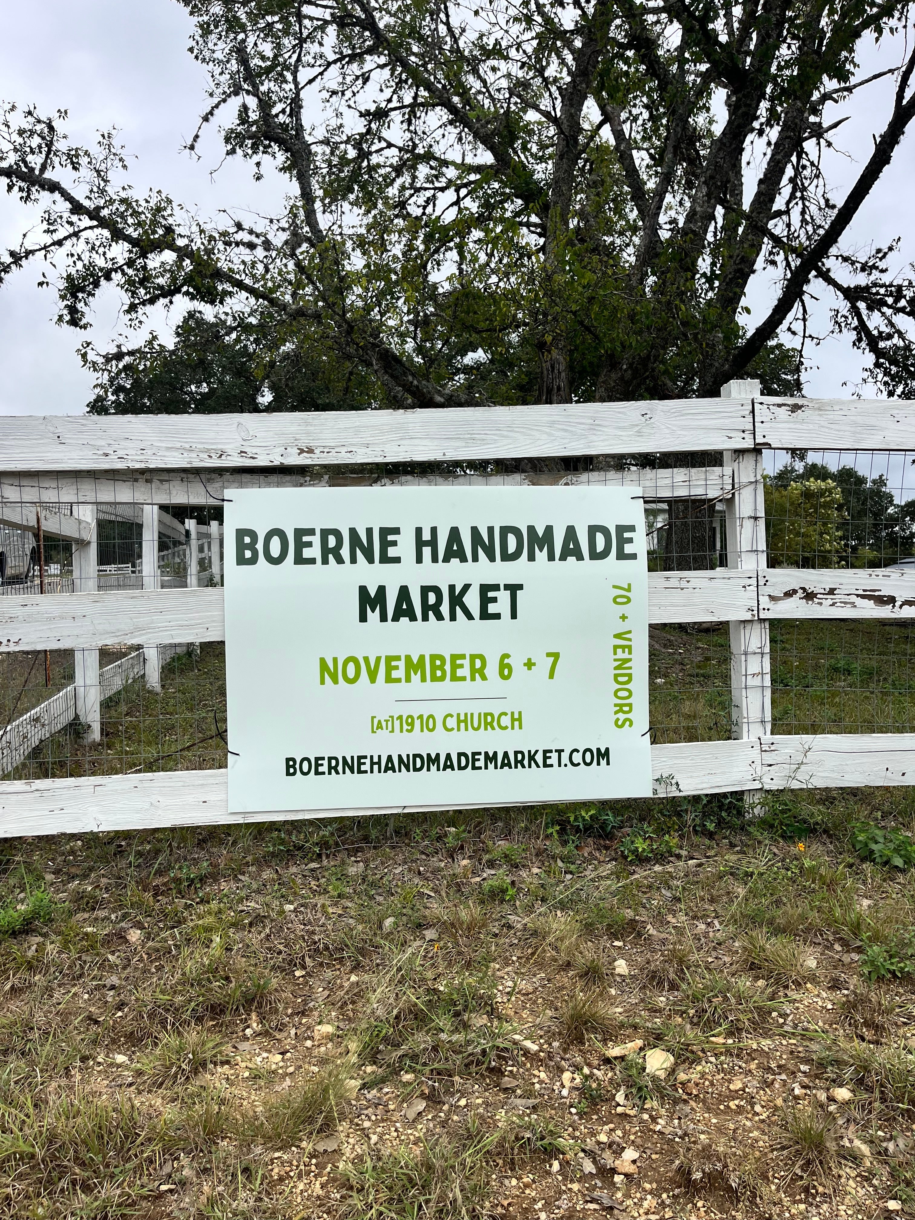 Custom Signs for the Boerne Handmade Market!