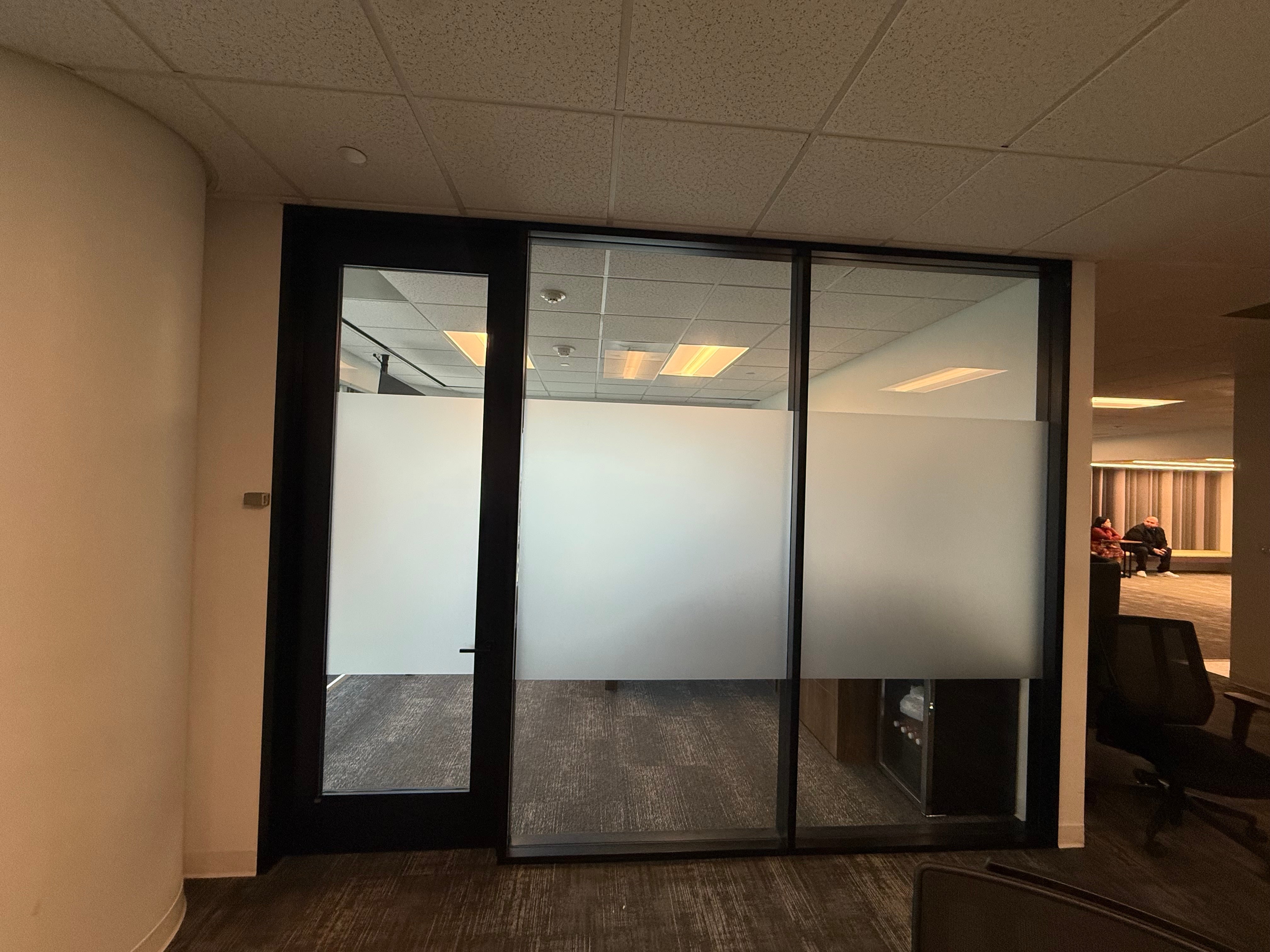 Add Privacy and Style to Your Office With Frosted Vinyl