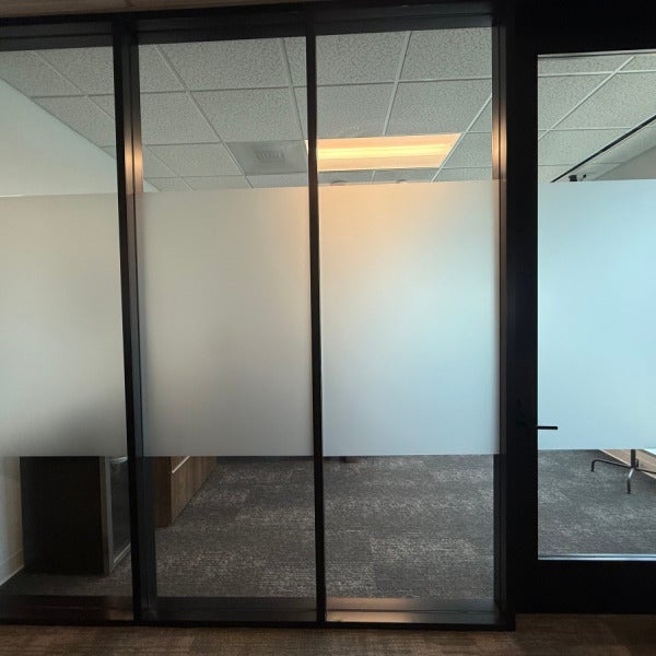 Add Privacy and Style to Your Office With Frosted Vinyl