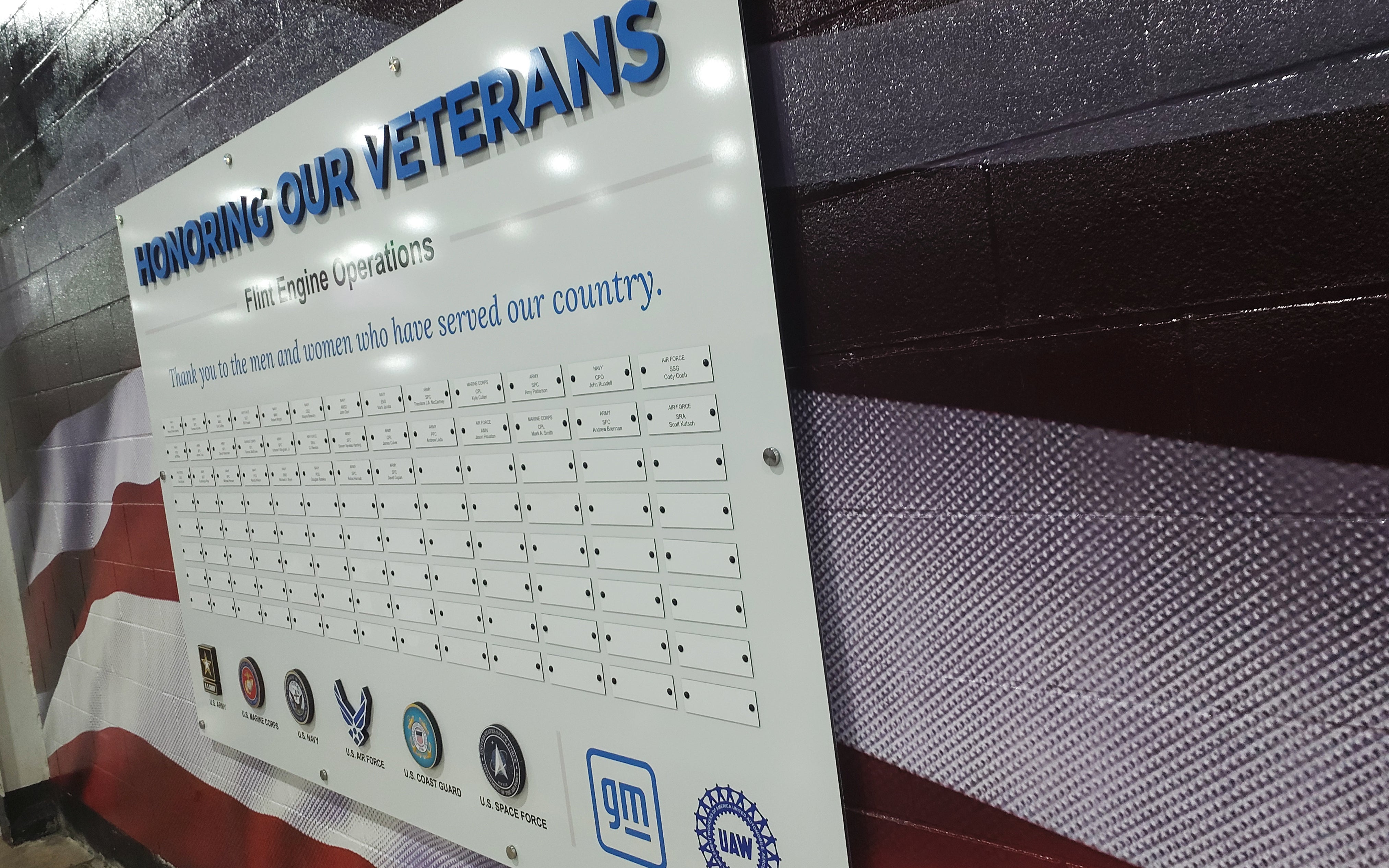 Honoring Our Veterans at GM Flint Engine Operations | Flint, Michigan