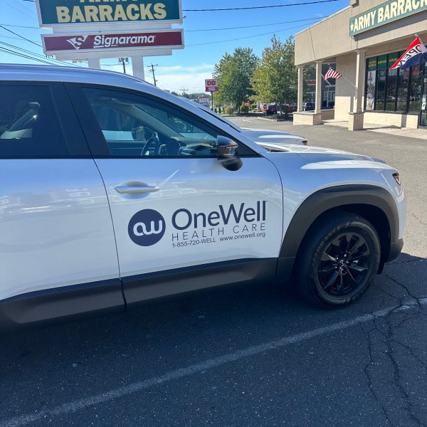 Vehicle Graphics for OneWell Health Care by Signarama Newington