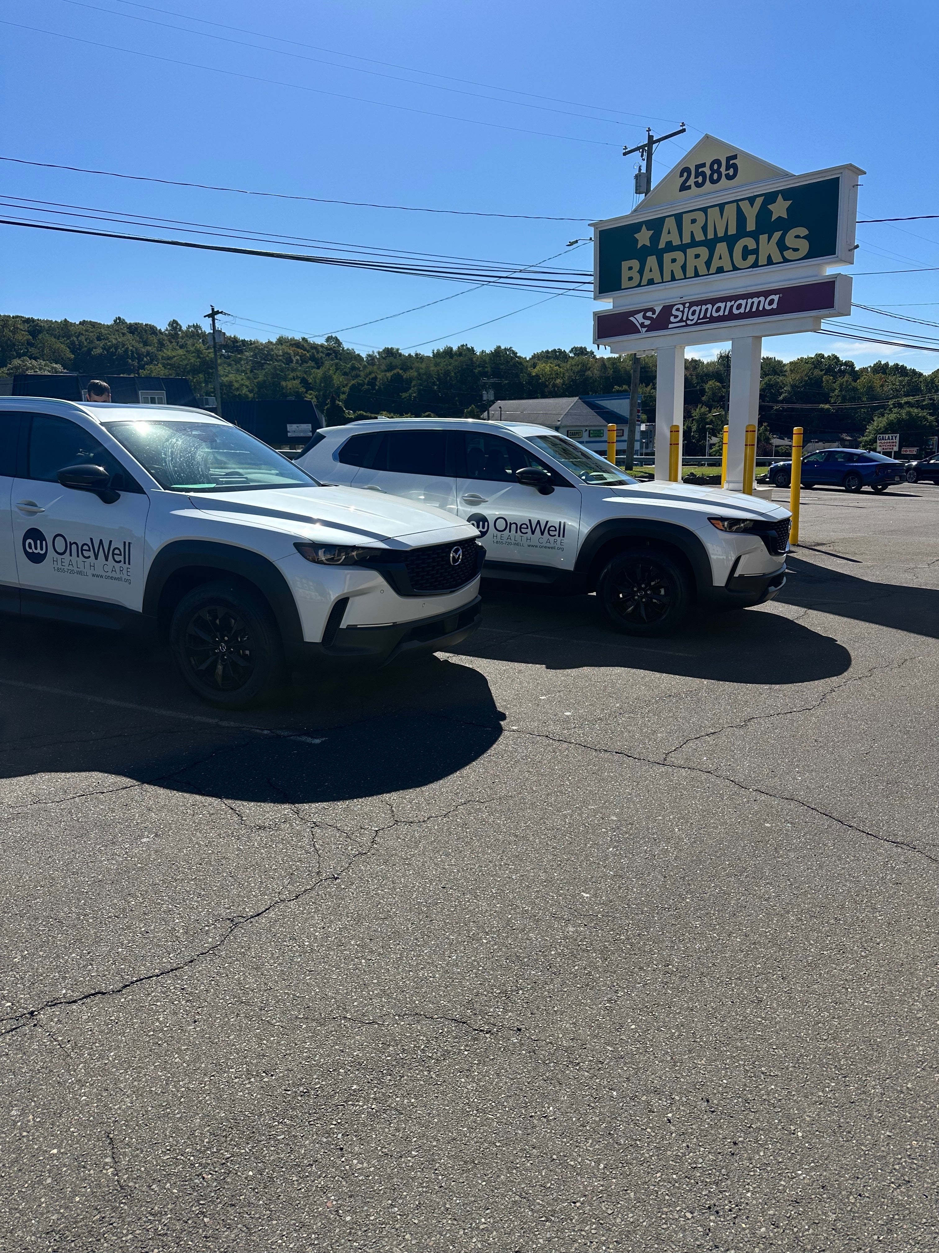 Vehicle Graphics for OneWell Health Care by Signarama Newington