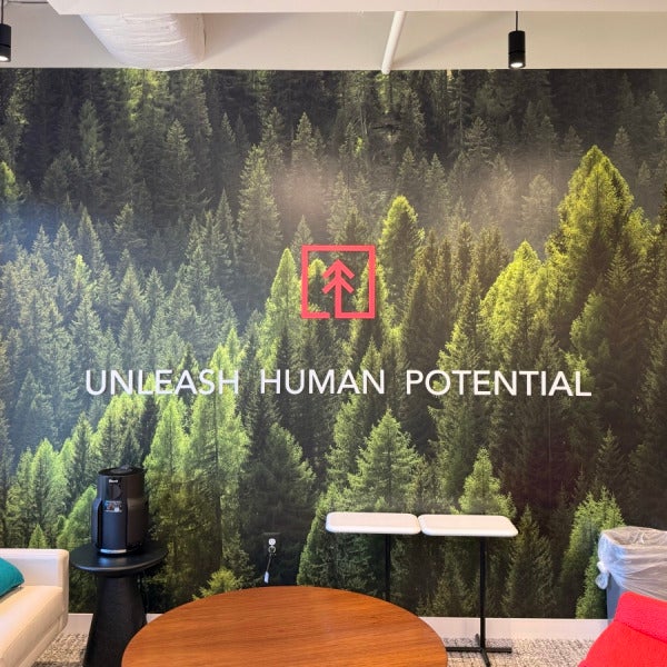 Custom Collaboration Lounge Branding for Redwood in Vienna, VA | Interior Office Signage