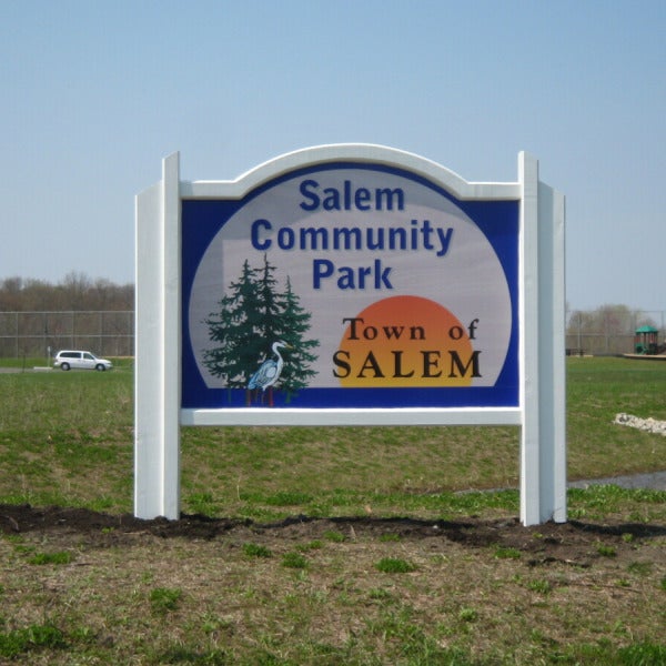 Salem Community Park Post and Panel sign by Signarama Kenosha