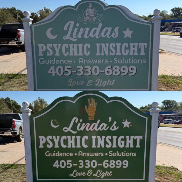 Sign facelift in Edmond, OK!