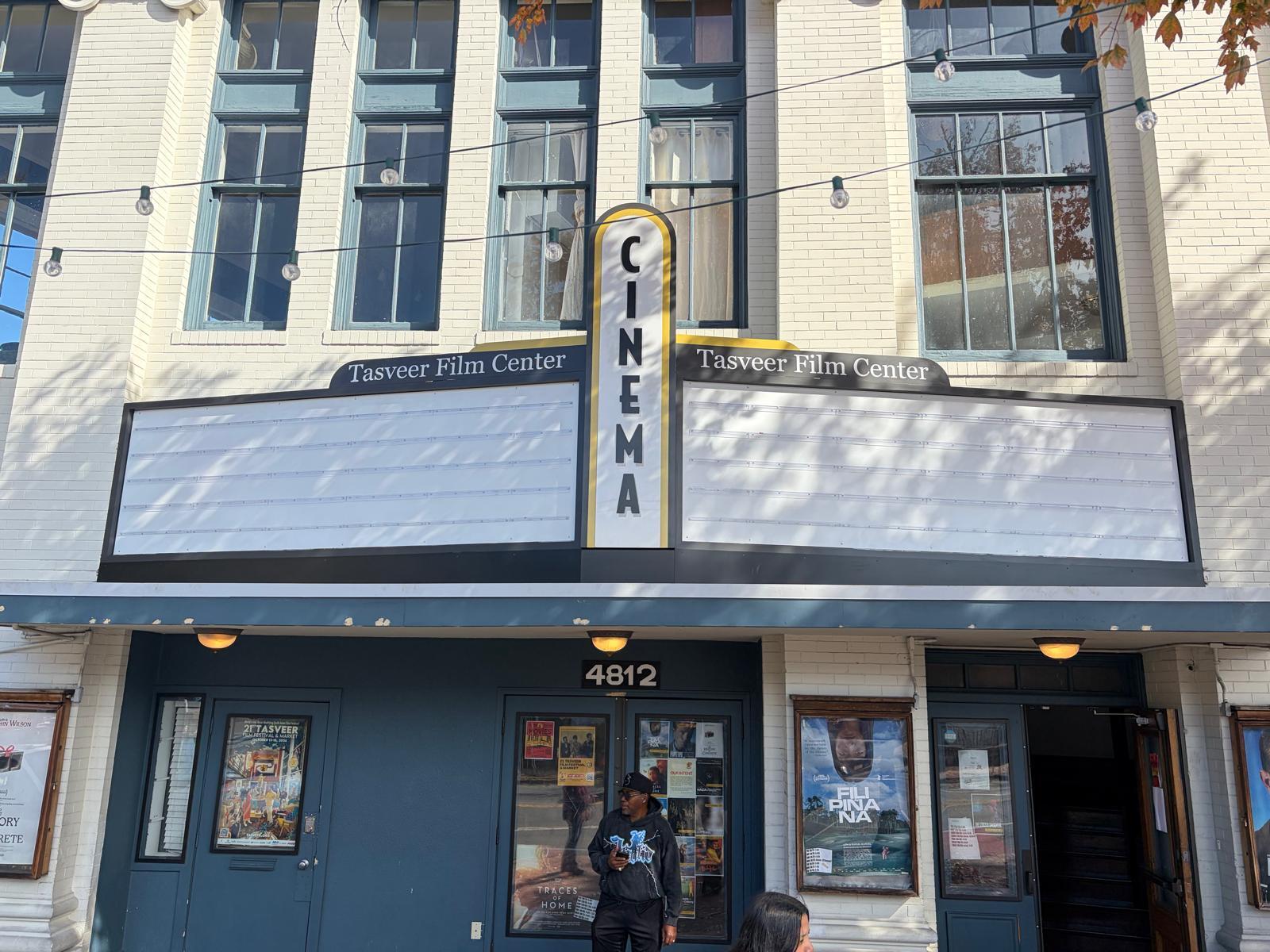 Signage refresh for Tasveer Film Center in Seattle, WA