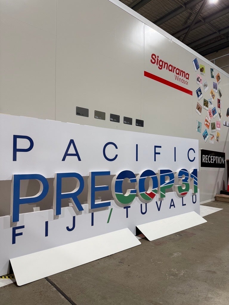Custom Pre-COP31 Event Signage | Signarama Windsor
