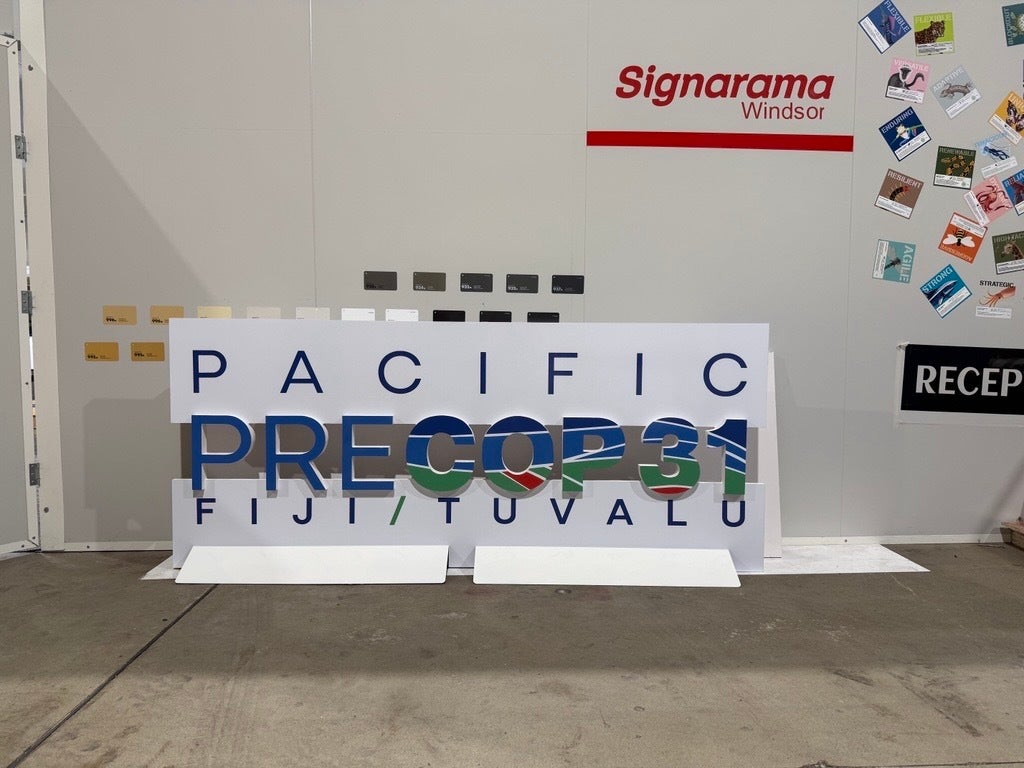 Custom Pre-COP31 Event Signage | Signarama Windsor