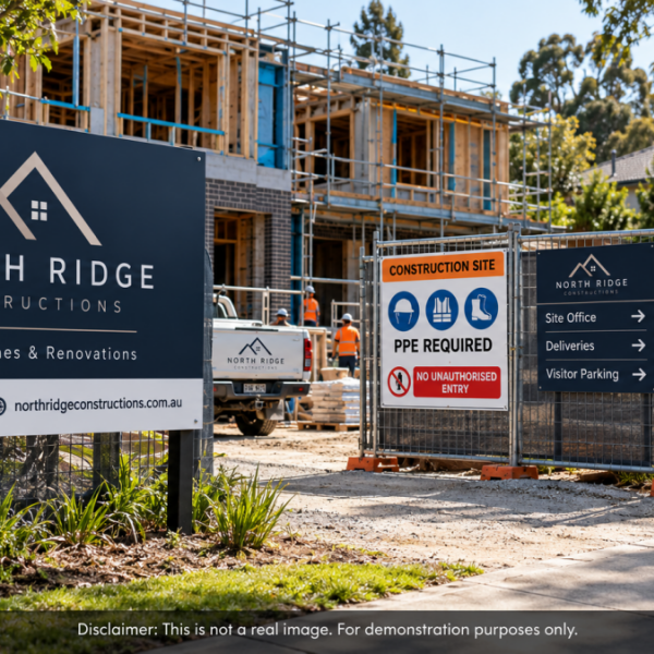 Construction Signage in Eltham: What Local Builders Need on Site