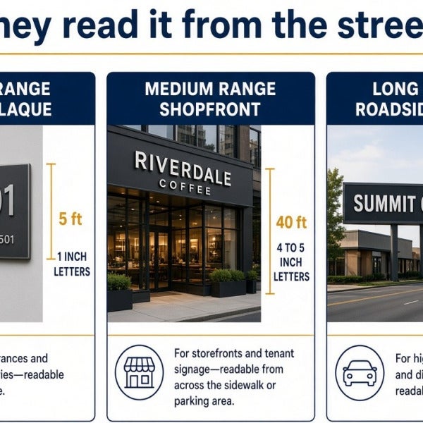 Can your customers read it from the street? The letter-height rule most signs fail