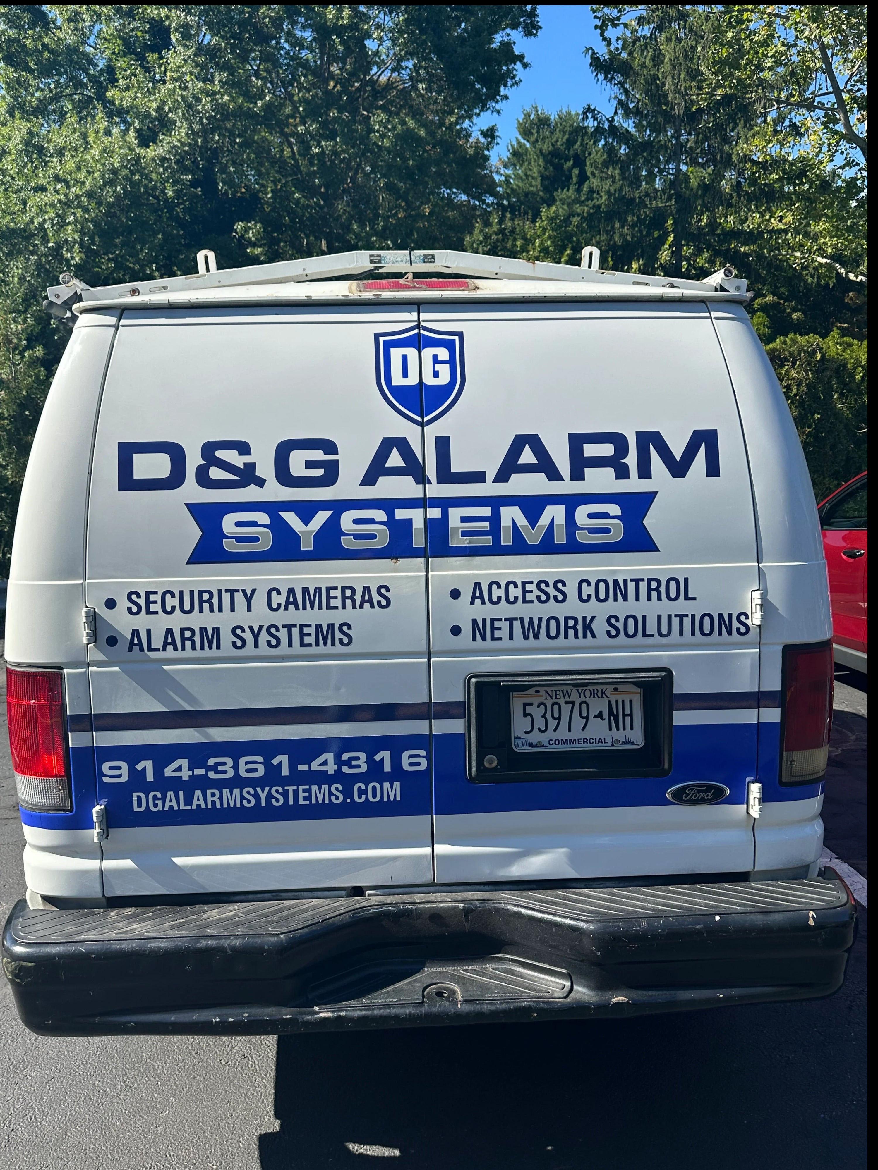 Vehicle Graphics for D&G Alarm Systems in White Plains, NY