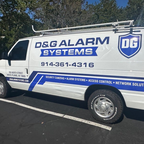 Vehicle Graphics for D&G Alarm Systems in White Plains, NY