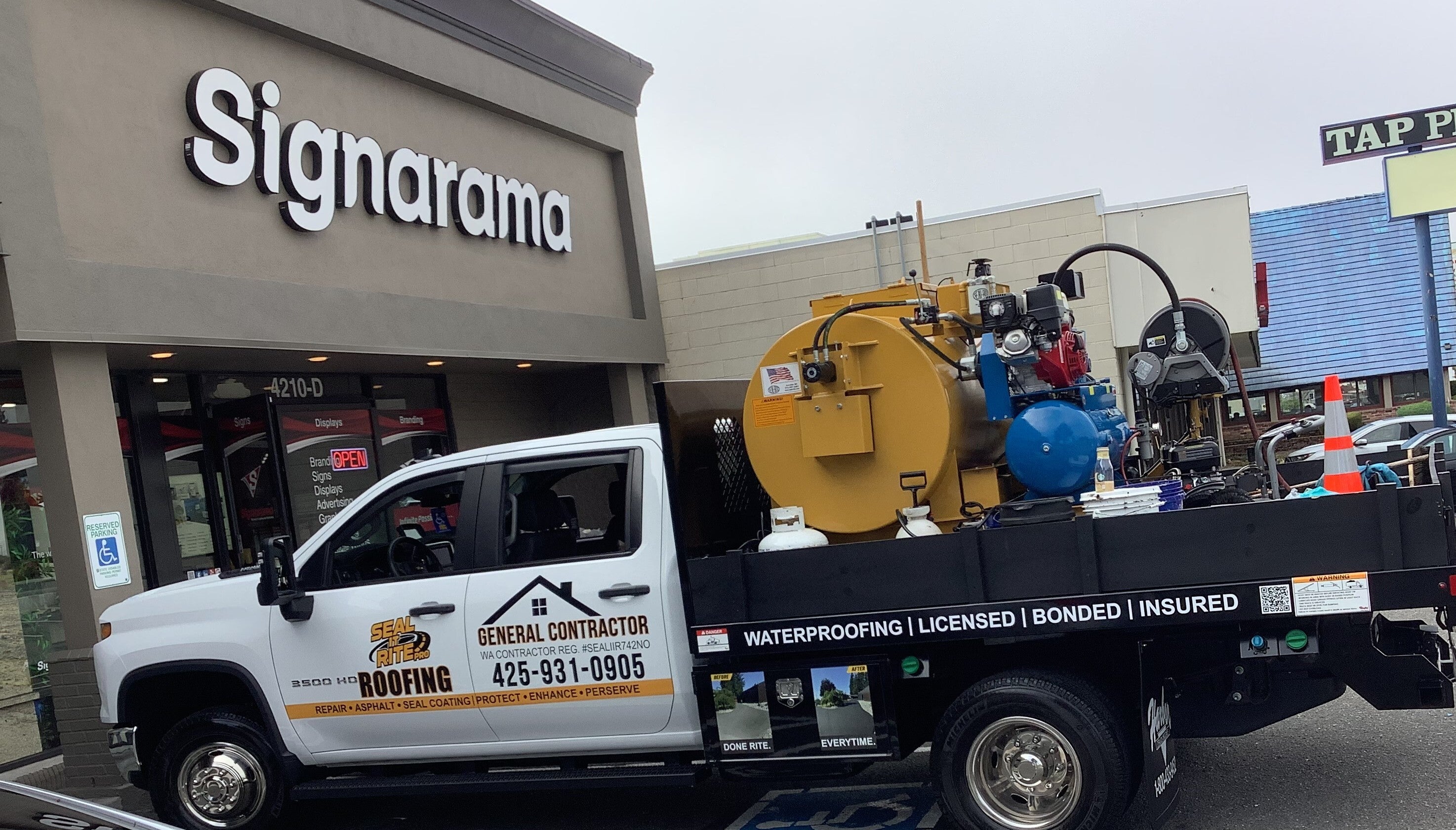 A Work Truck That Markets the Business Between Every Job