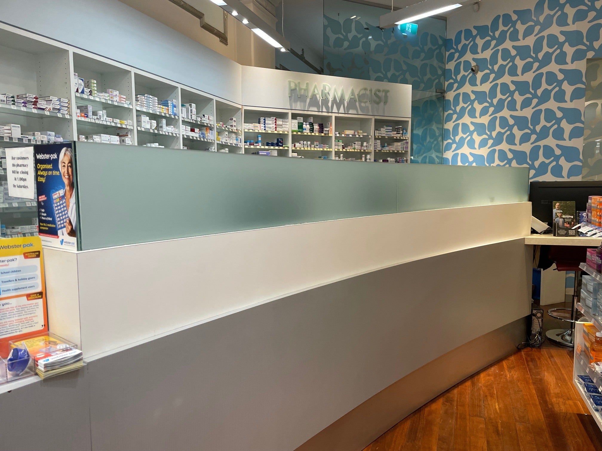 Window Frosting - Rocchi's Pharmacy - Northcote VIC.