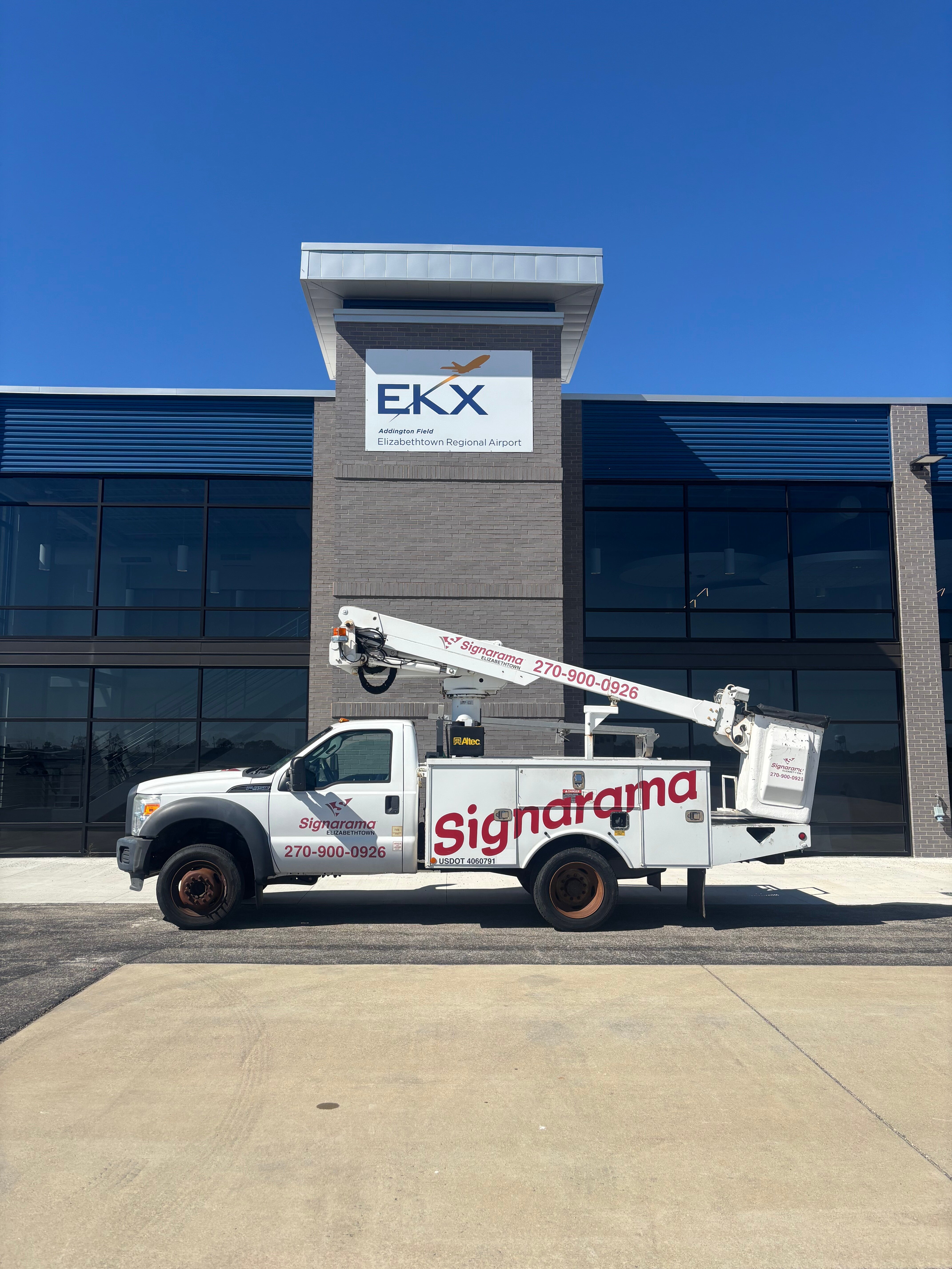 Custom Airport Building Signs & Window Graphics | Elizabethtown KY