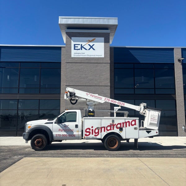Custom Airport Building Signs & Window Graphics | Elizabethtown KY