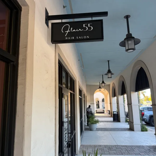 Flair Salon 55_Small Exterior Sign_Installed2