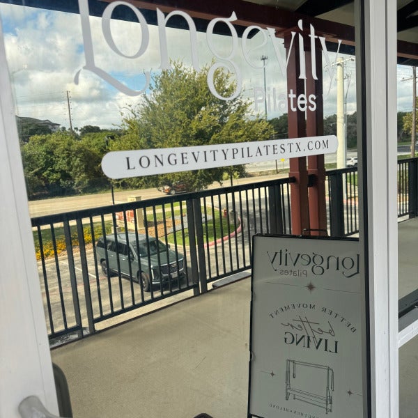 Longevity Pilates_Door Graphics