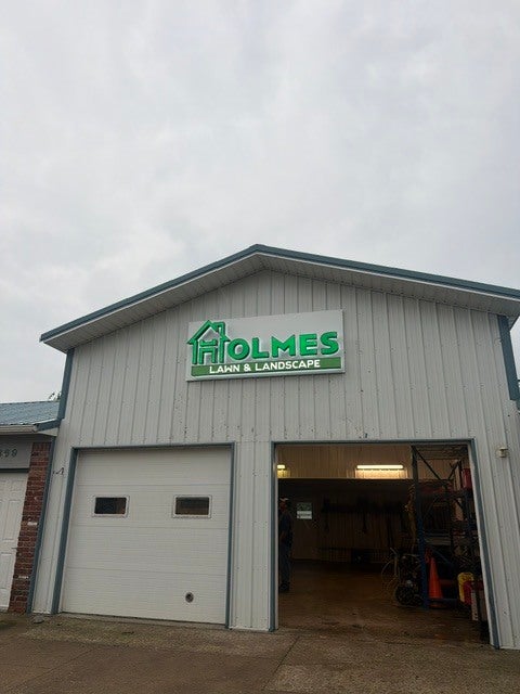 Lit Building Signage