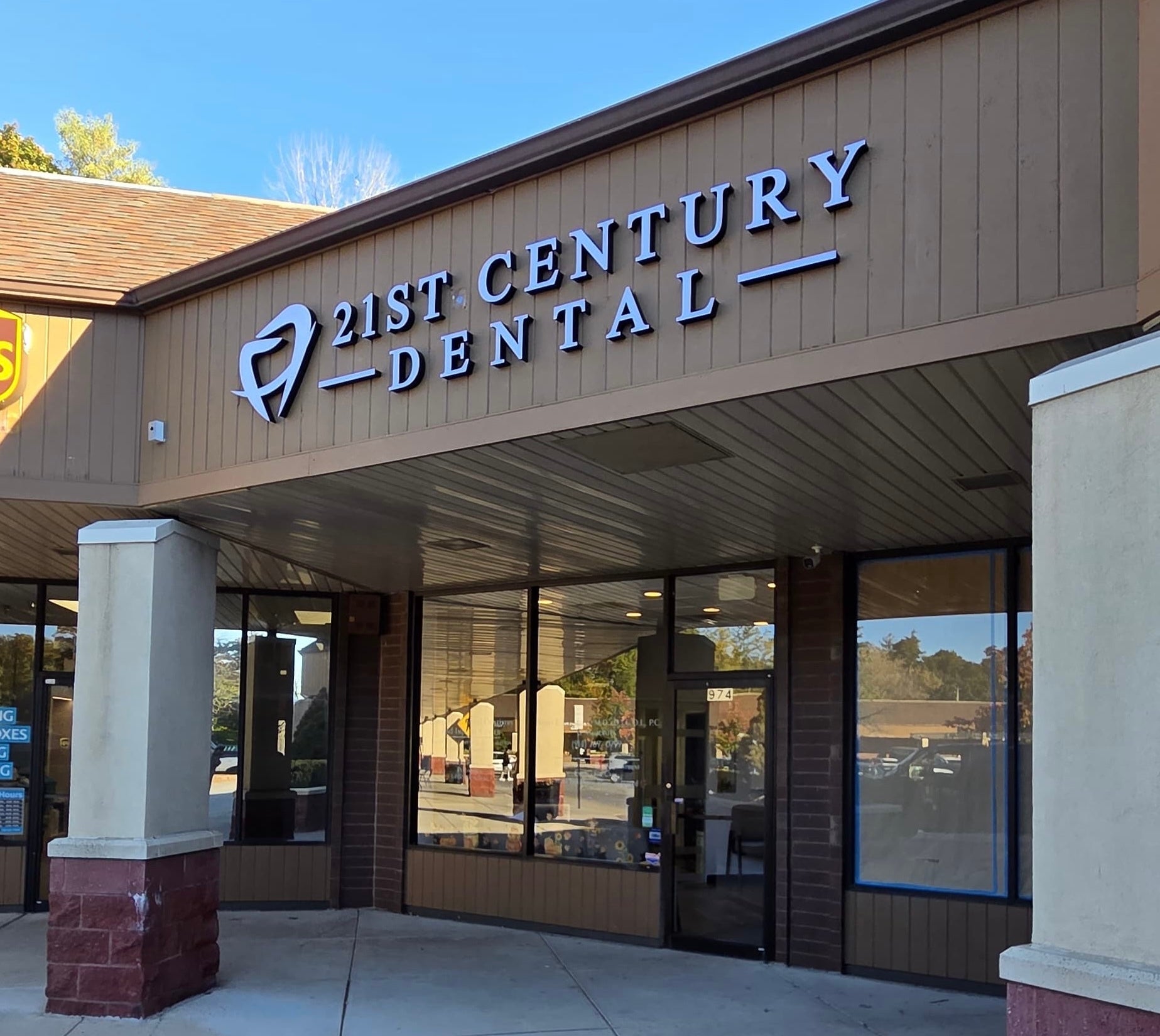 Illuminated Channel Letters for 21st Century Dental in Thornwood, NY