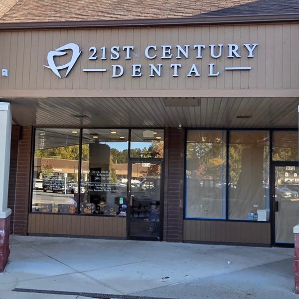 Illuminated Channel Letters for 21st Century Dental in Thornwood, NY