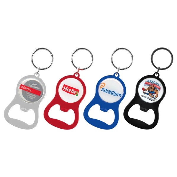 Custom Chevron Bottle Opener Key Ring