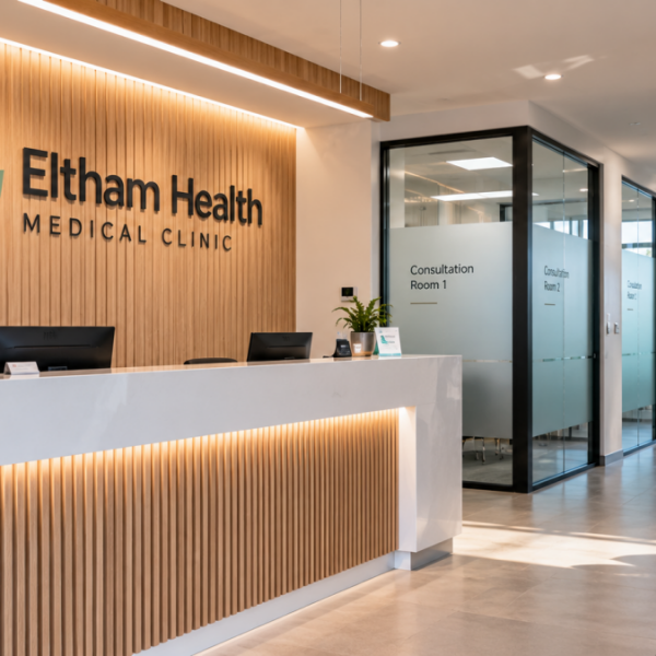 Reception Signage in Eltham: What Works for Medical Clinics and Professional Offices?