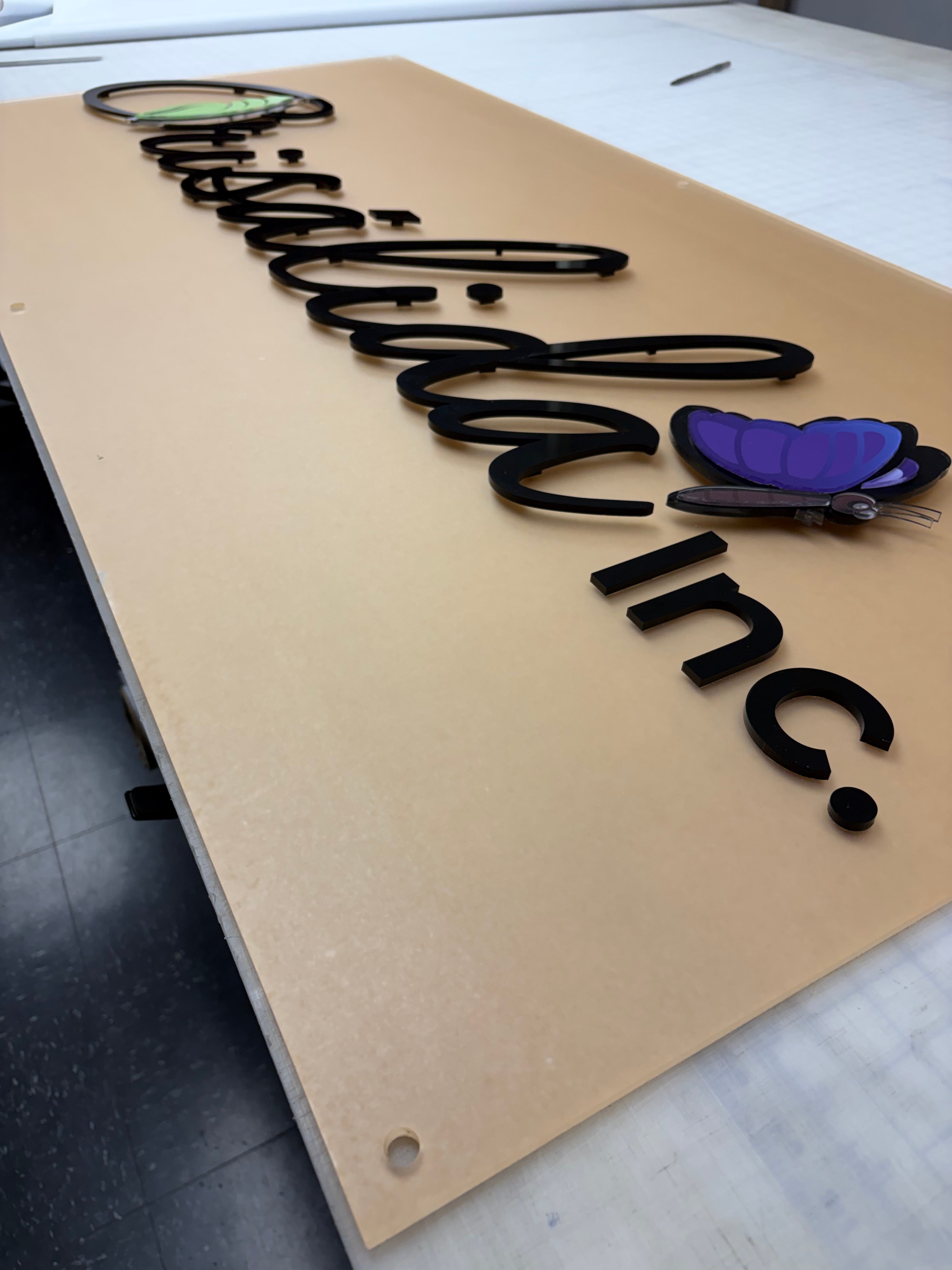 Acrylic Dimensional Letters, Made In-House for a Cleaner Look and a Faster Turnaround