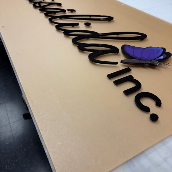 Acrylic Dimensional Letters, Made In-House for a Cleaner Look and a Faster Turnaround