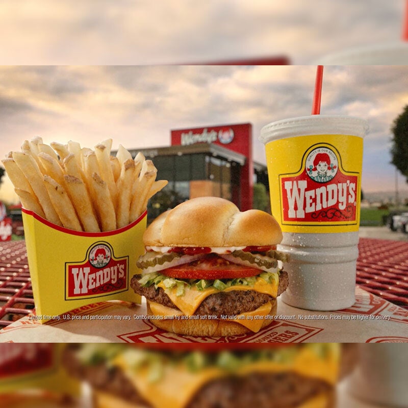 Wendy's Serves Up a Square Deal on Fresh Beef Combos