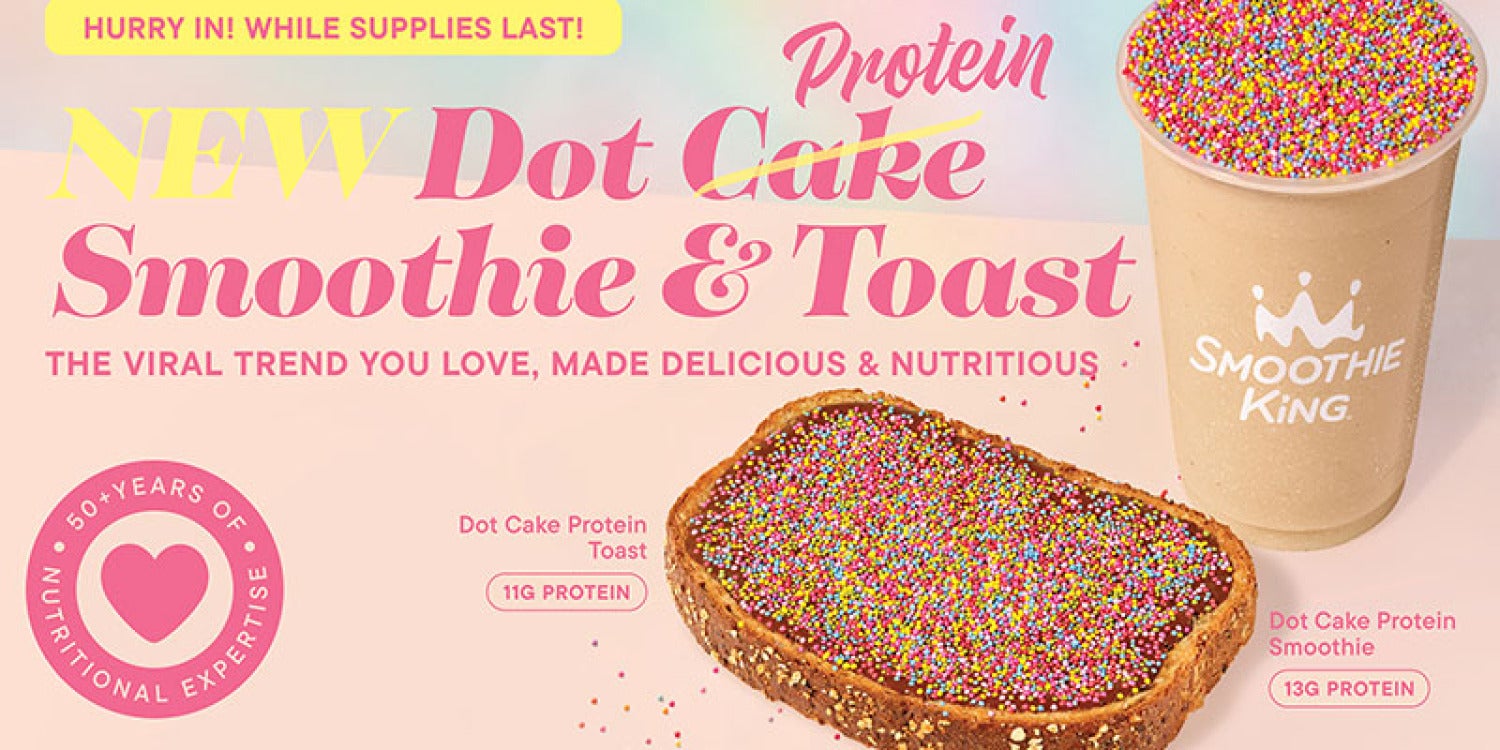 Smoothie King's Spooktacular Dot Cake Twist Smoothie King's Spooktacular Dot Cake Twist